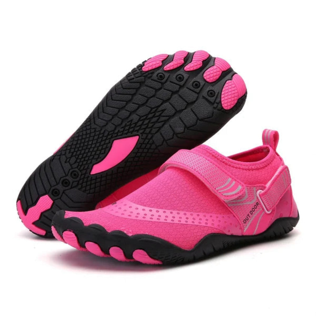 Unisex’s Ergonomic Barefoot Water Shoes for Outdoor Activities Rose red