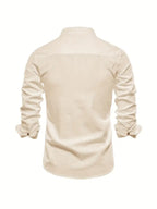 Men’s Comfortable Button-Up Shirt with Flattering Fit
