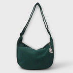 Women’s Elegant Curved Shoulder Bag for Summer Styling Dark Green