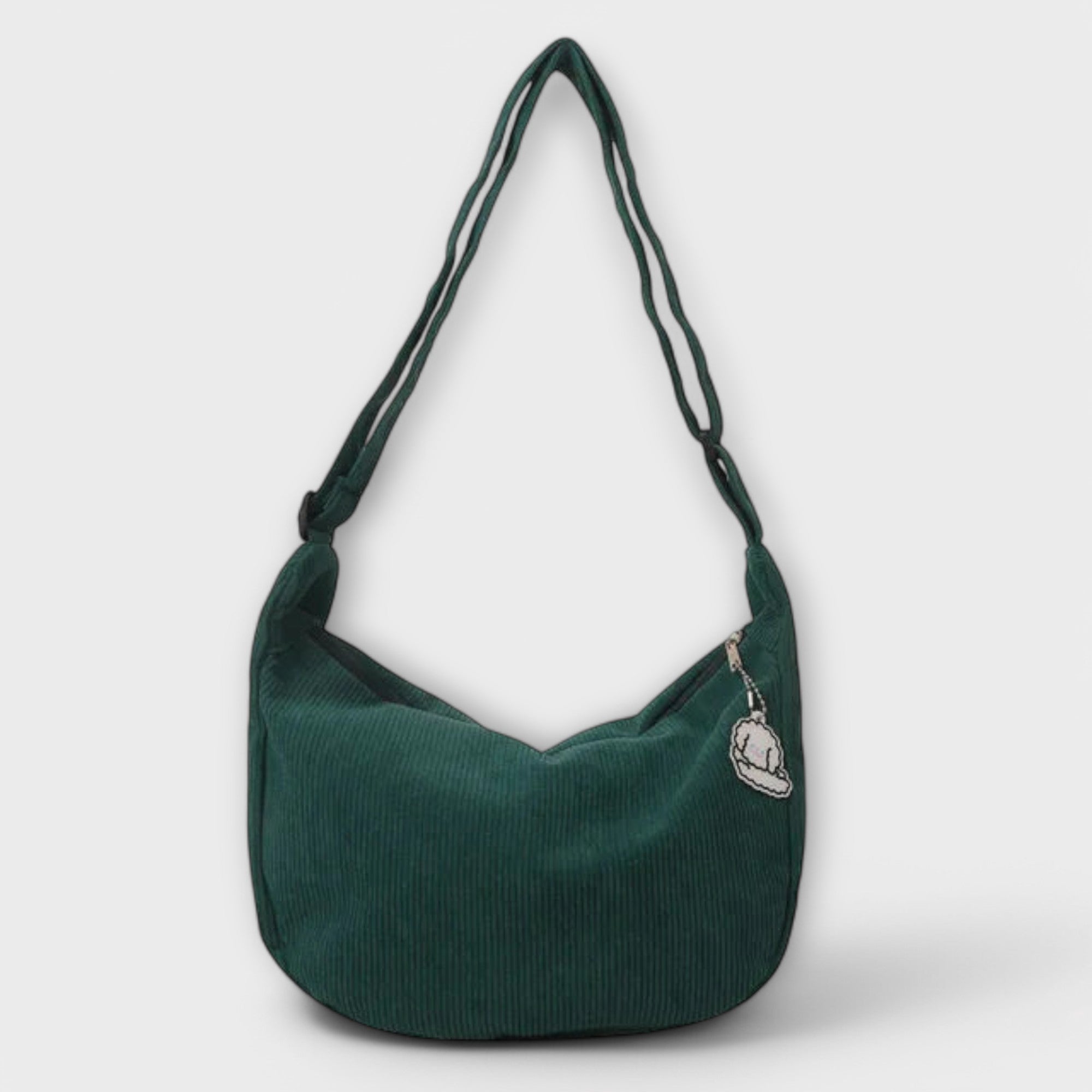Women’s Elegant Curved Shoulder Bag for Summer Styling Dark Green