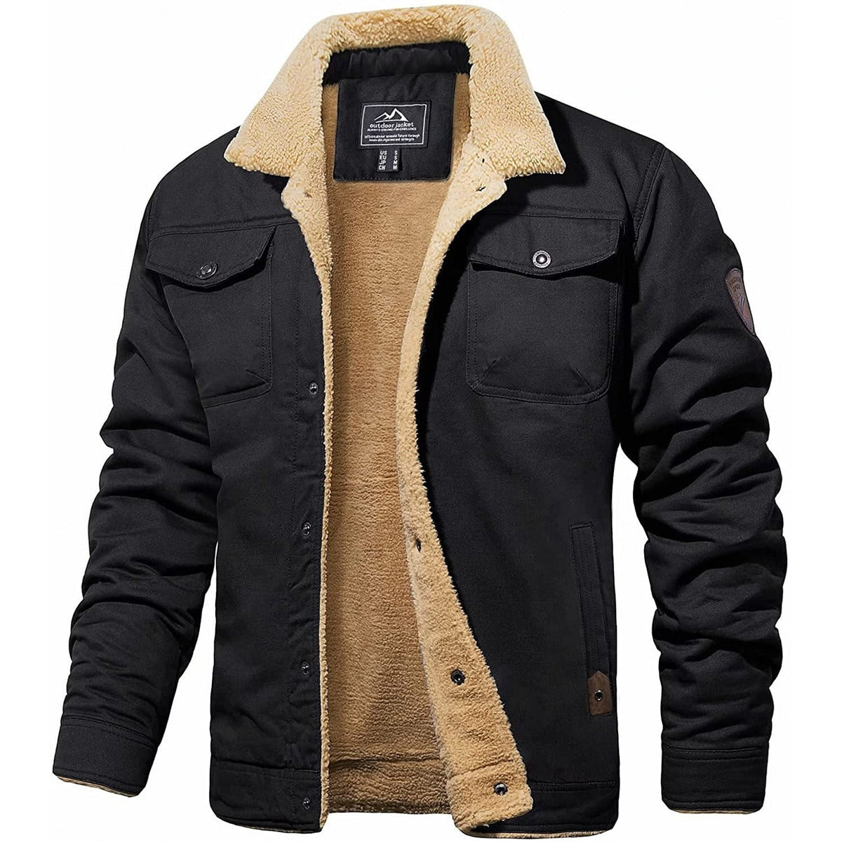 Men’s Stylish Bomber Jacket Black