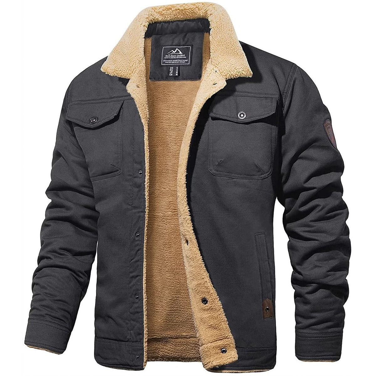 Men’s Stylish Bomber Jacket Grey
