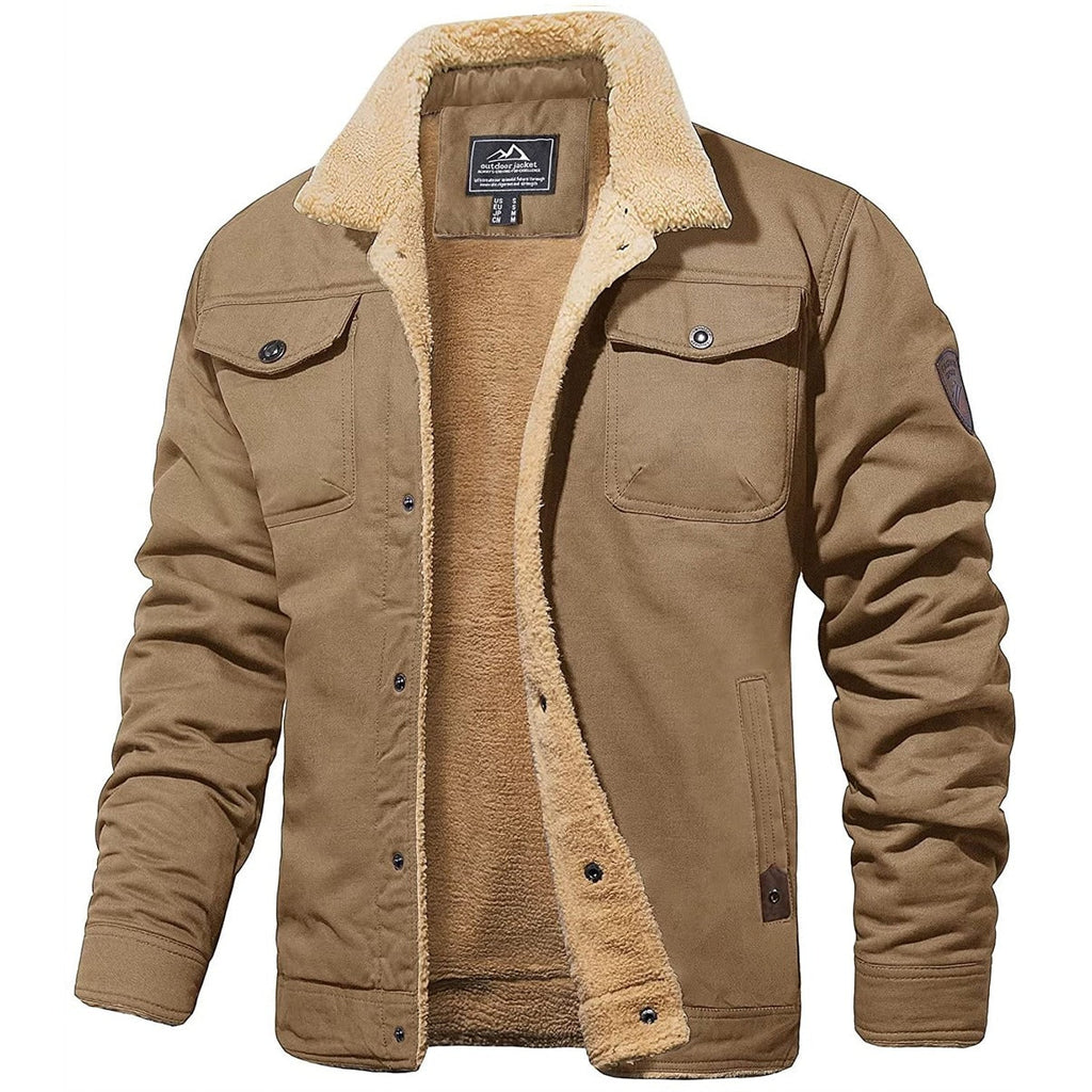 Men’s Stylish Bomber Jacket Khaki