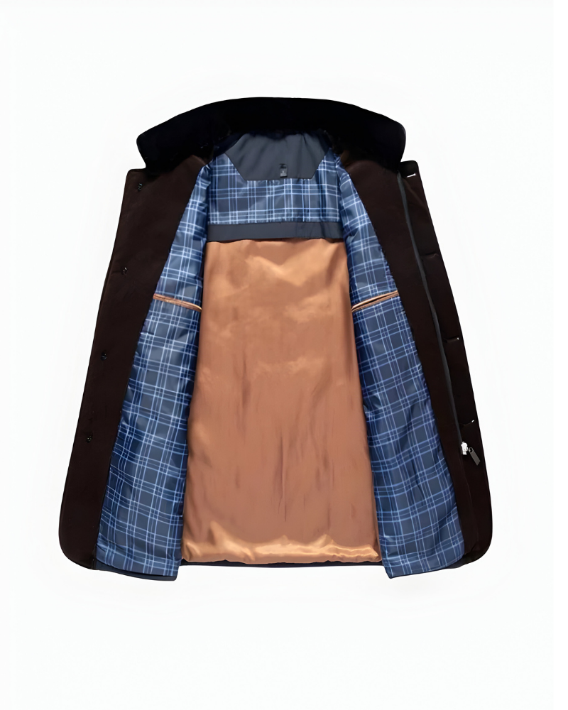 Men’s Business Jacket with Warm Lining