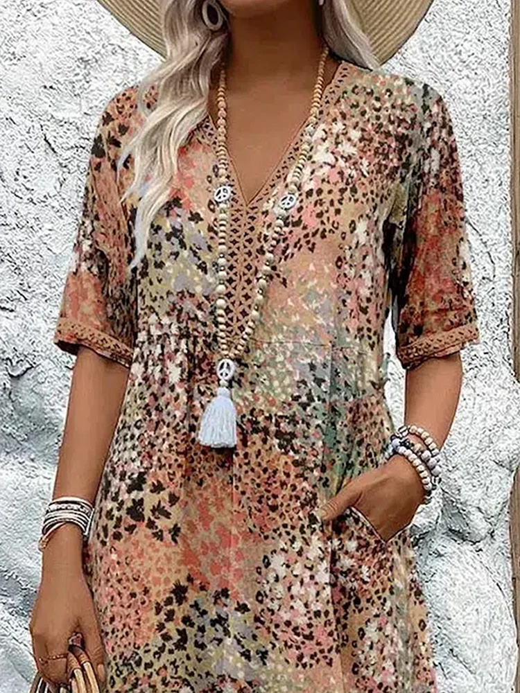 Women’s Relaxed Floral Print Dress