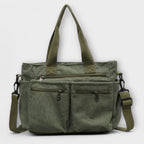 Women’s Spacious Everyday Tote Bag with Functional Design Green