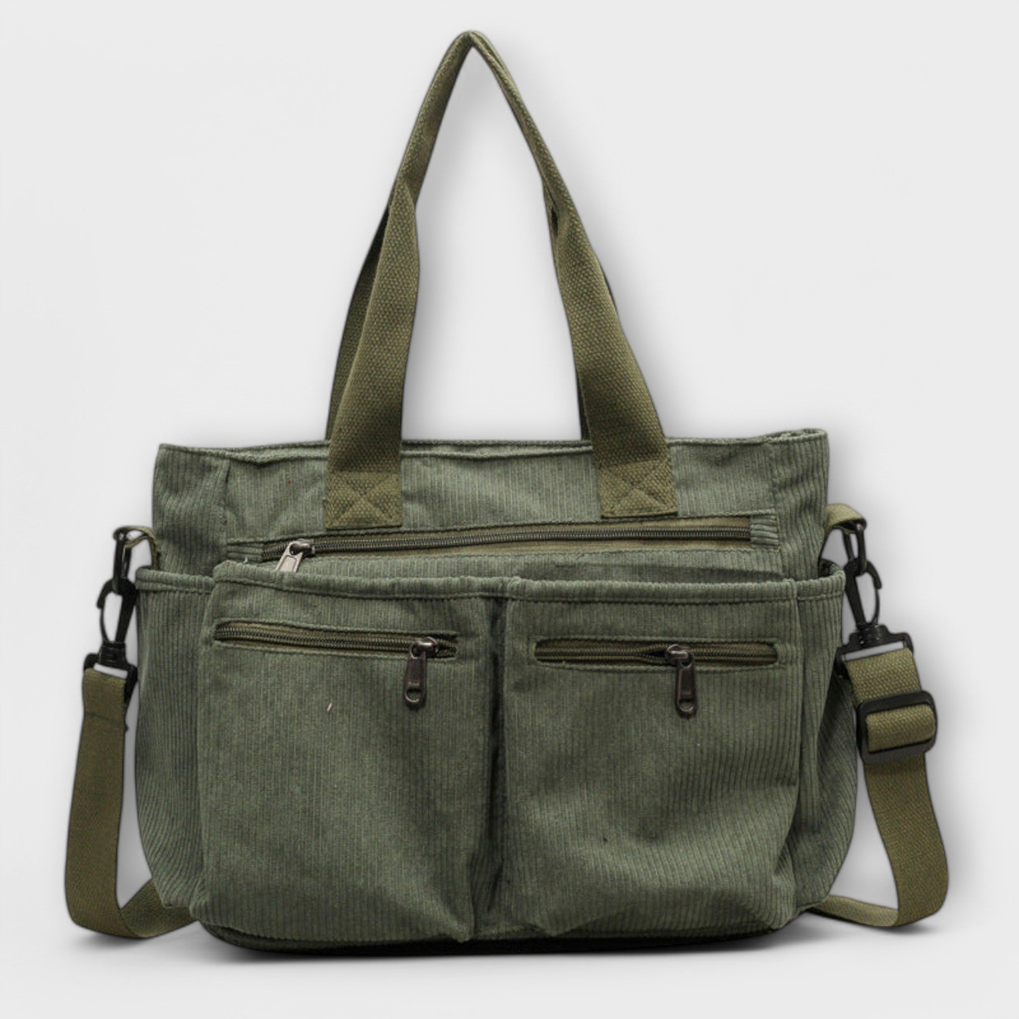 Women’s Spacious Everyday Tote Bag with Functional Design Green