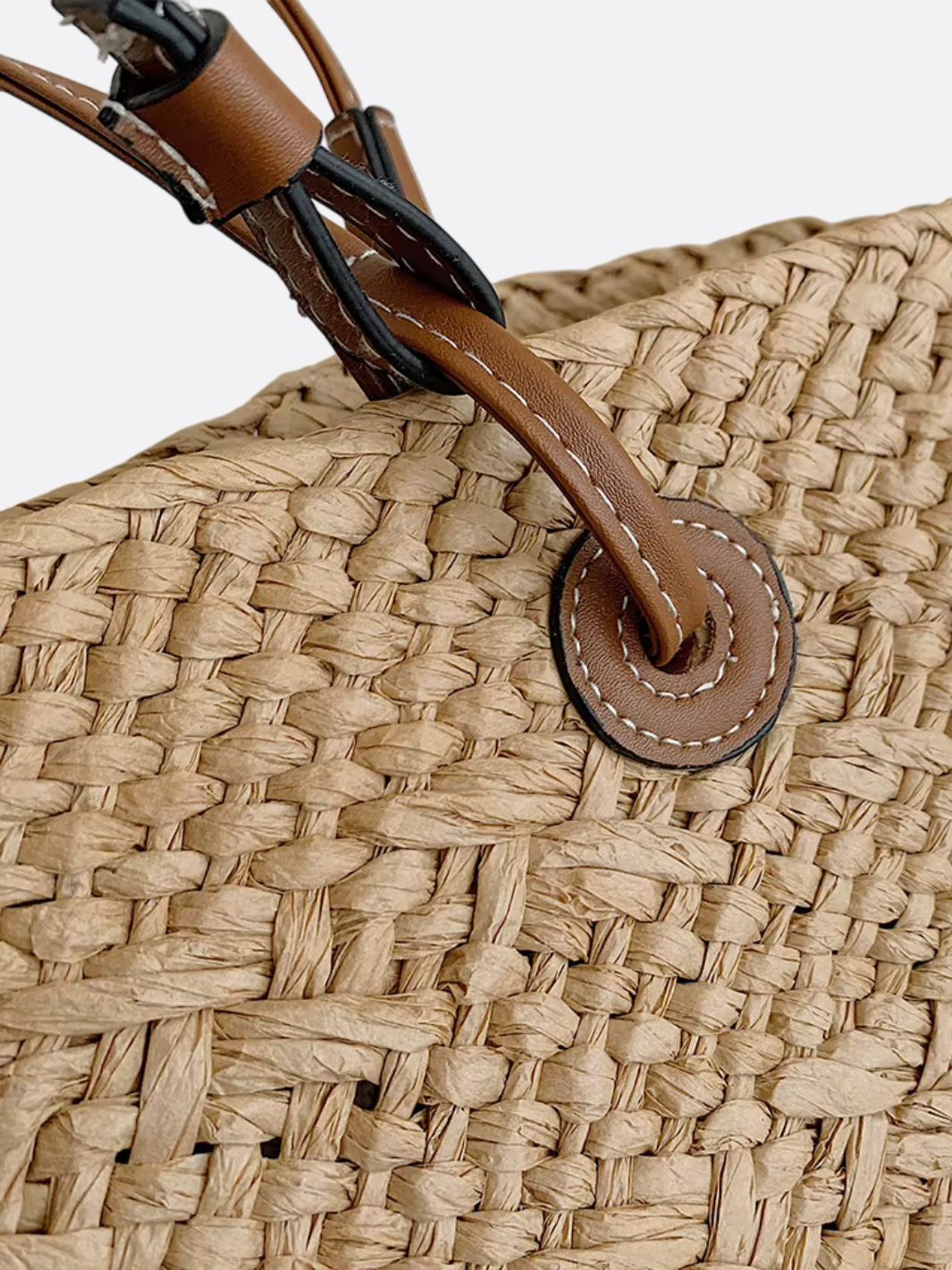 Sola | Woven Straw Tote Bag | Summer Shopper