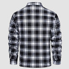 Men’s Lined Checked Shirt Jacket