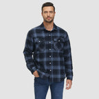 Men’s Lined Checked Shirt Jacket