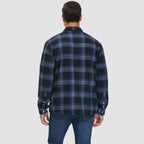 Men’s Lined Checked Shirt Jacket