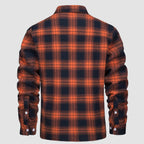 Men’s Lined Checked Shirt Jacket