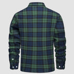 Men’s Lined Checked Shirt Jacket