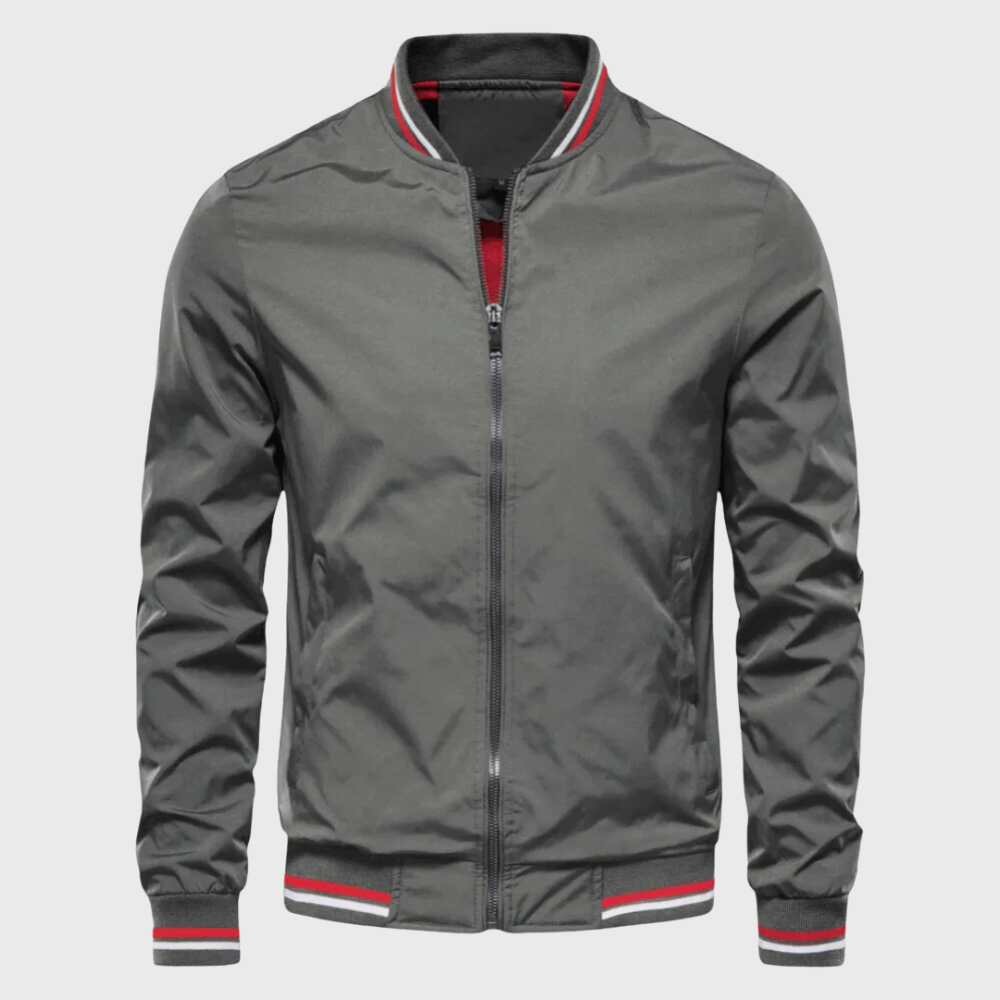 Men’s Classic Bomber Jacket Grey
