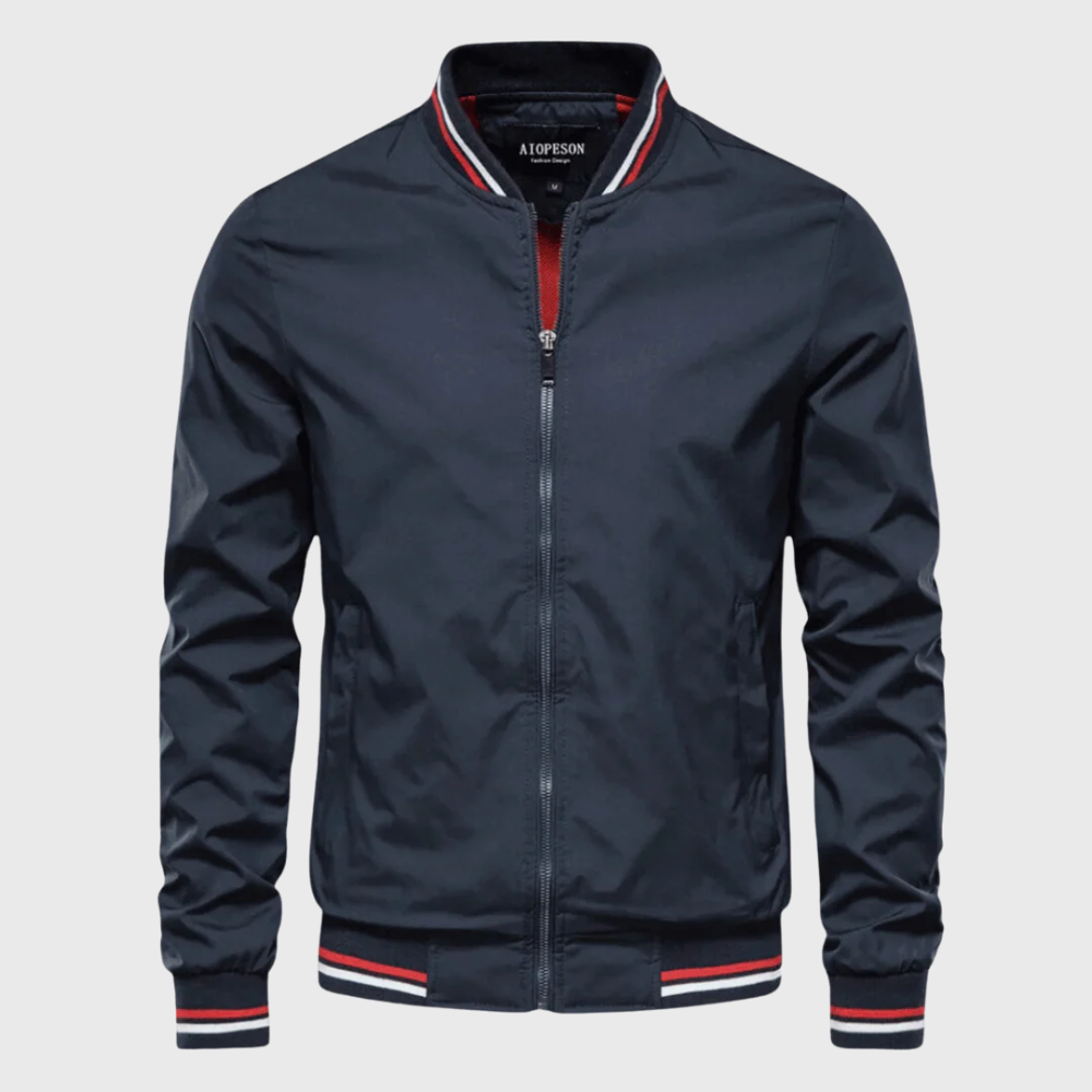 Men’s Classic Bomber Jacket Navy Blue