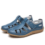 Women’s Casual Cutout Walking Sandals for Spring and Summer Blue