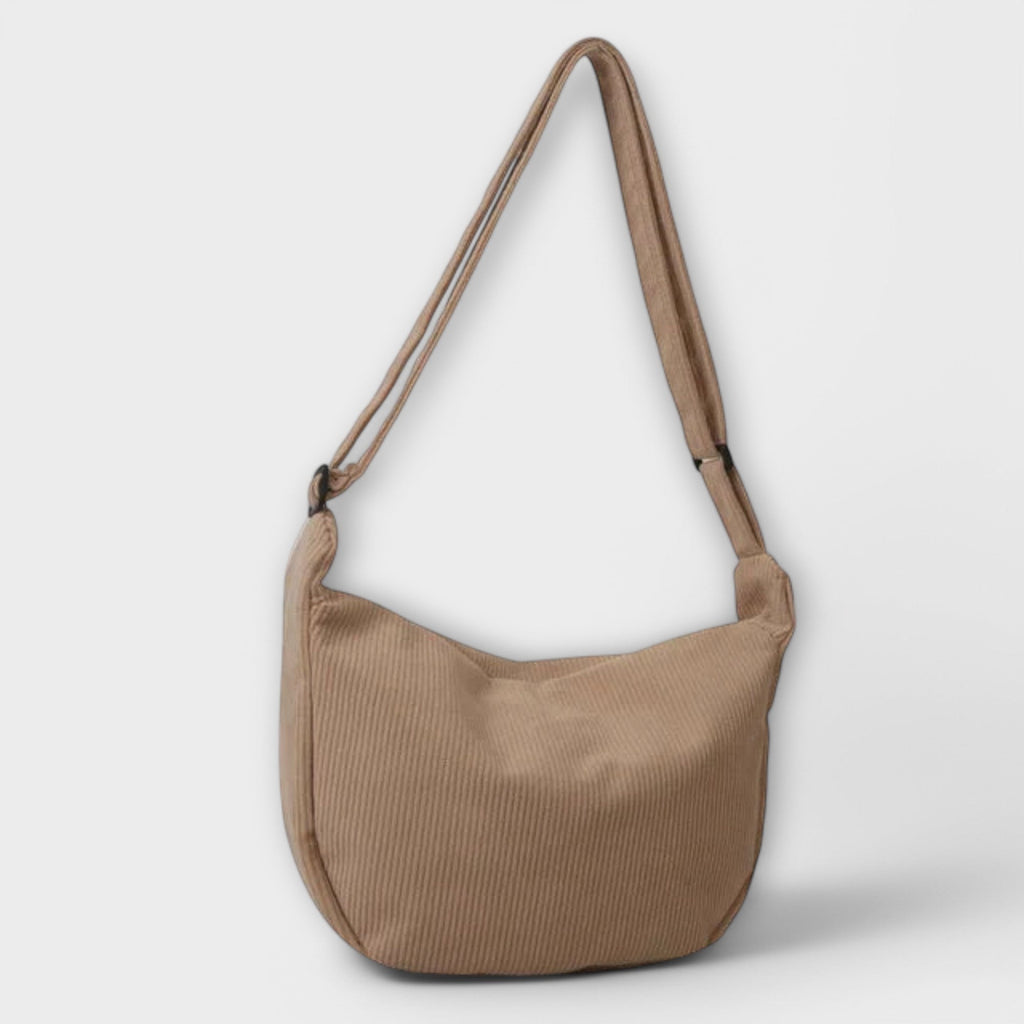 Women’s Elegant Curved Shoulder Bag for Summer Styling Khaki