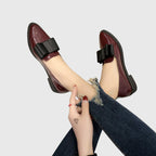 Women’s Elegant Bow Accent Loafers for All-Day Comfort