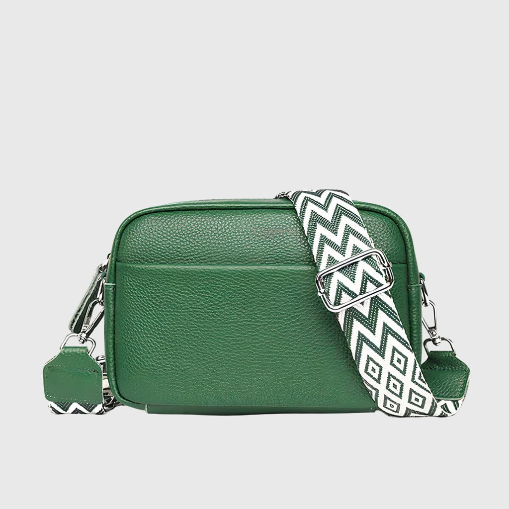 Women’s Classic Structured Crossbody Bag Green