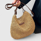 Women’s Relaxed Textured Shoulder Bag for Summer Styling