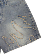 Women’s Low Waist Knee Length Denim Shorts
