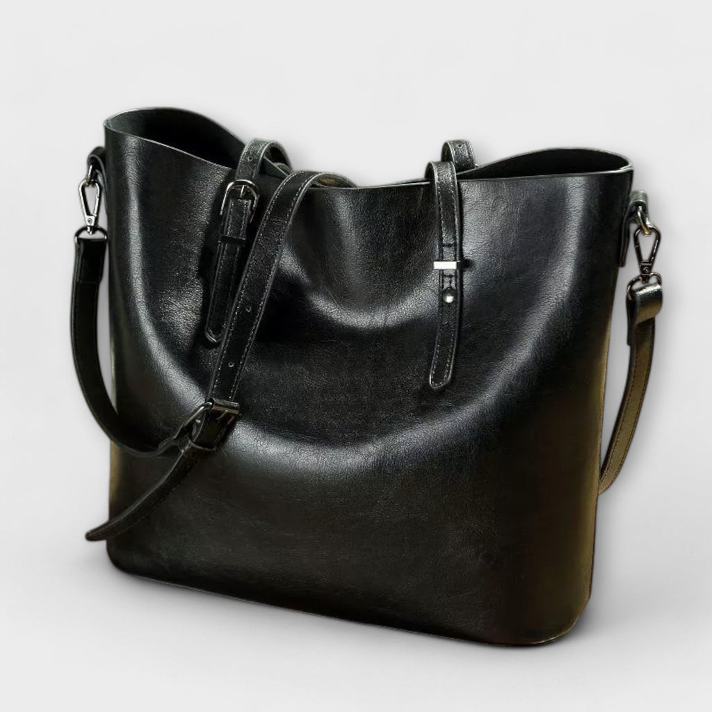 Women’s Classic Structured Shoulder Bag for Everyday Elegance Black
