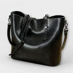 Women’s Classic Structured Shoulder Bag for Everyday Elegance Black