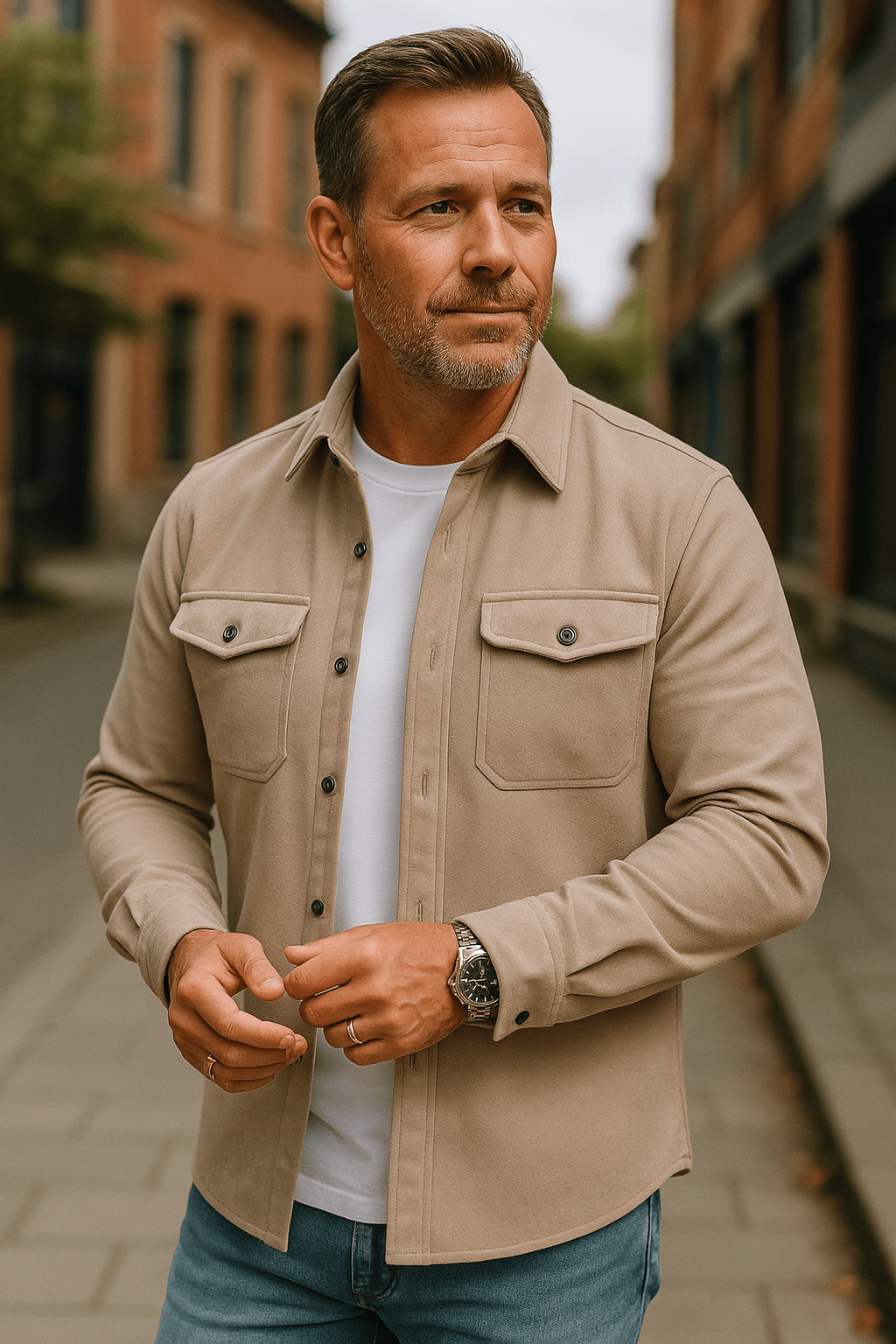 Men’s Modern Elegant Dress Shirt