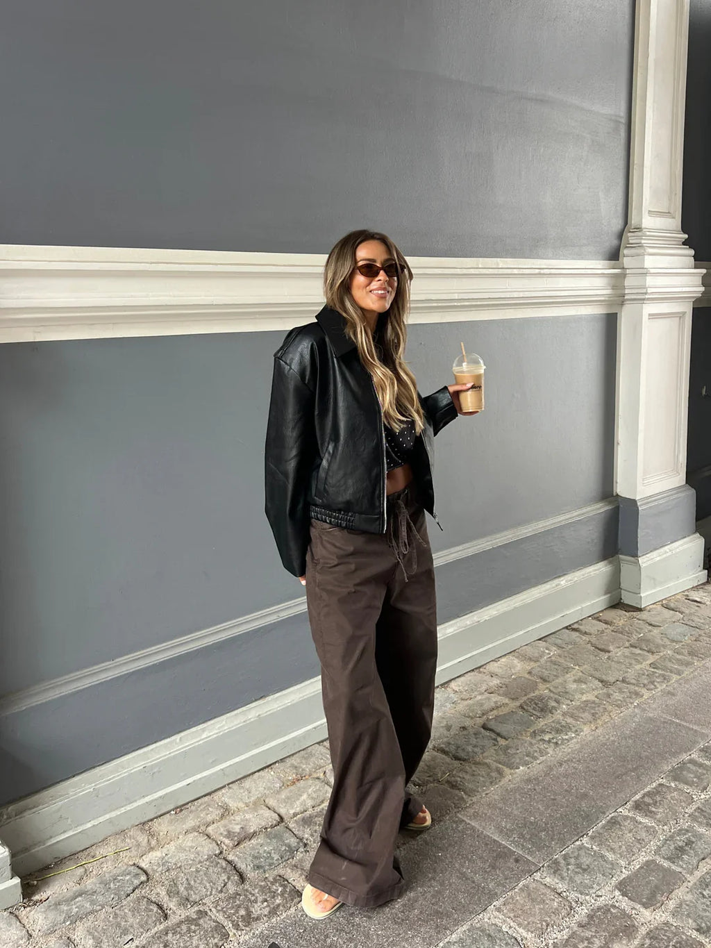 Women’s Classic Faux Leather Jacket
