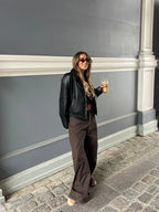 Women’s Classic Faux Leather Jacket