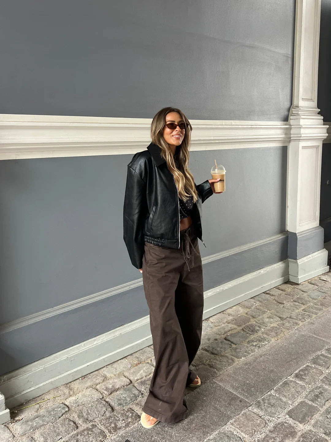 Women’s Classic Faux Leather Jacket