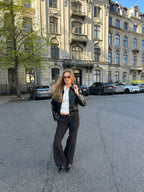 Women’s Classic Faux Leather Jacket