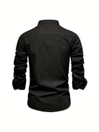 Men’s Comfortable Button-Up Shirt with Flattering Fit