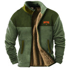Men’s Casual Fleece Jacket Green