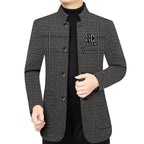 Men’s Stylish Fleece-Lined Jacket Khaki