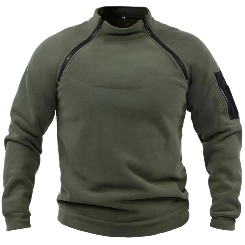 Men’s Warm Fleece Tactical Jumper Green