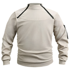 Men’s Warm Fleece Tactical Jumper White