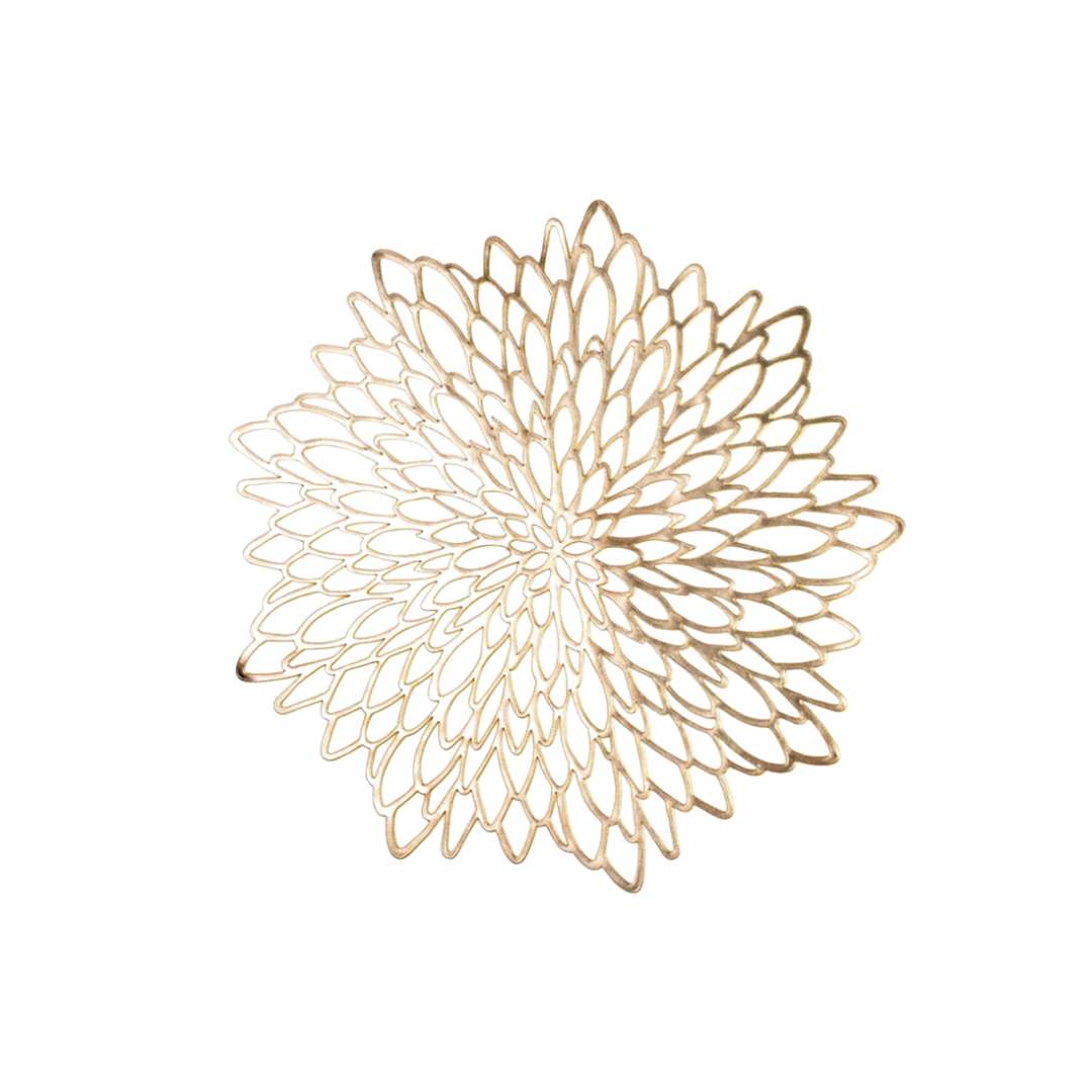 Ornamental Leaf Placemats Set of 6 | Elevated Table Styling