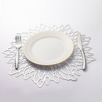 Ornamental Leaf Placemats Set of 6 | Elevated Table Styling