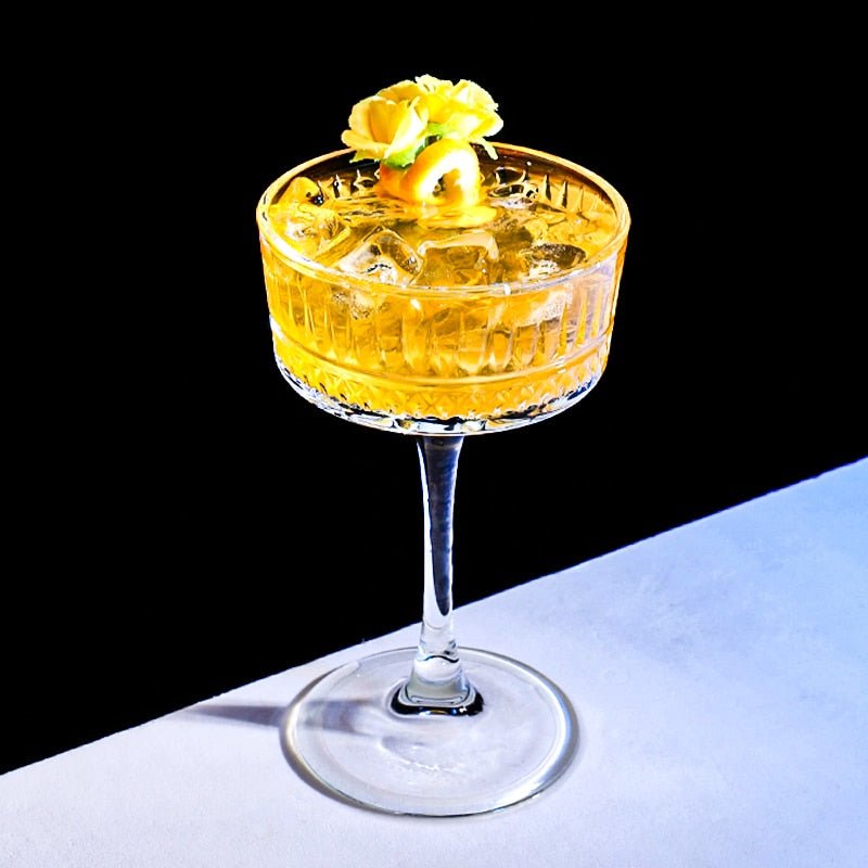Cocktail Glasses Set of 2 | Elegant Kitchen Barware Glass
