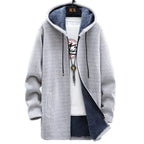 Women’s Stylish Hooded Jacket Light Grey