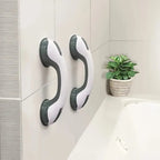 Durable Suction Cup Safety Handle for Shower Support Aid Use Off-White