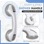 Durable Suction Cup Safety Handle for Shower Support Aid Use