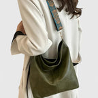 Women’s Distinctive Shoulder Bag with Decorative Straps