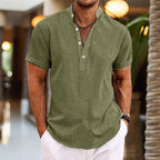 Men’s Lightweight Short Sleeve Shirt – Stay Cool and Comfortable Green