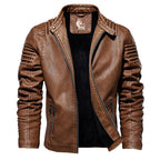 Men’s Classic Faux Leather Jacket