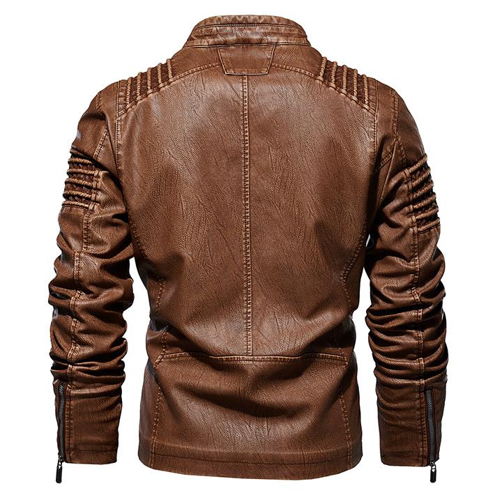 Men’s Classic Faux Leather Jacket