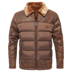 Men’s Classic Leather-Look Jacket