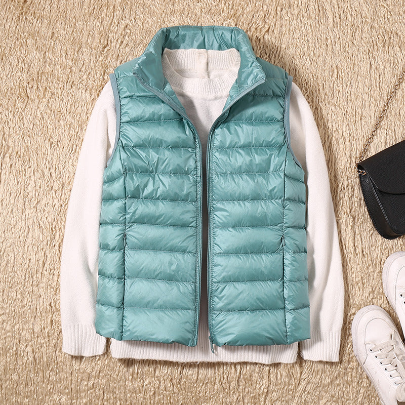 Women’s Lightweight Padded Gilet Light Blue