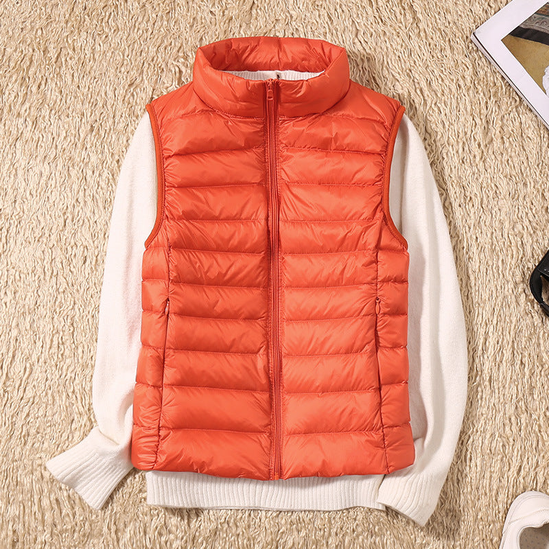 Women’s Lightweight Padded Gilet Orange